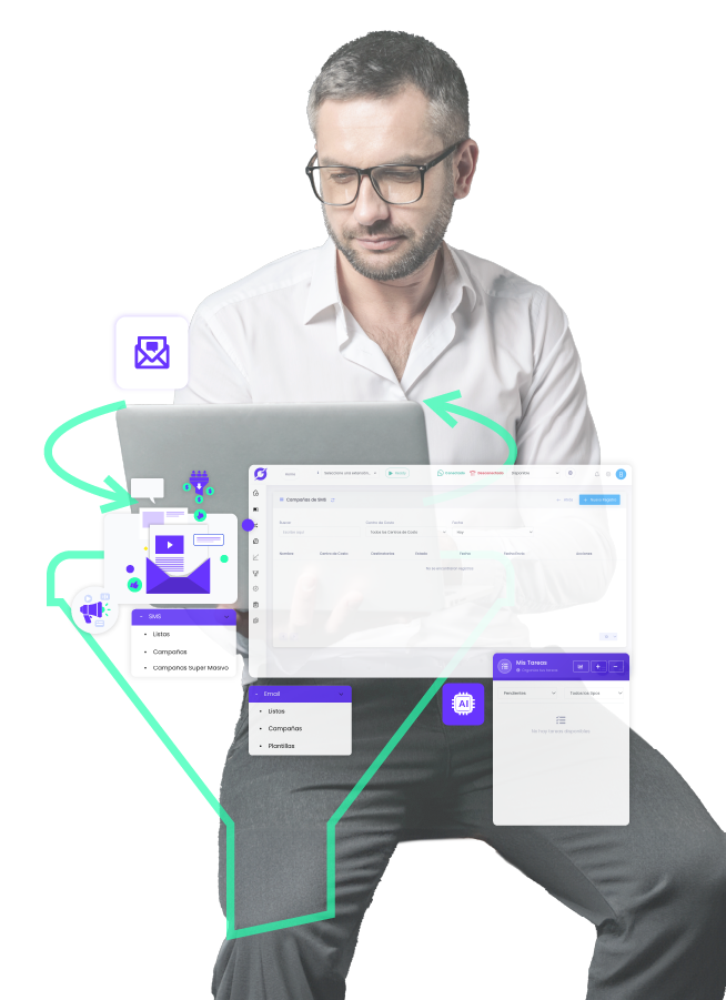 Campaña de SMS y Email Marketing en la plataforma Raptor Blast